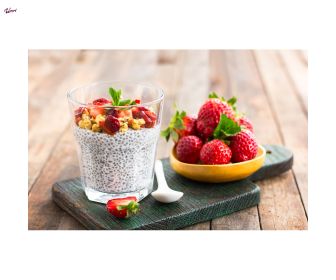 Breakfast: Chia Seed Pudding with Almonds